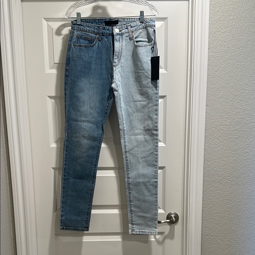 Forever 21 Two-Tone Blue Men’s Straight Jeans